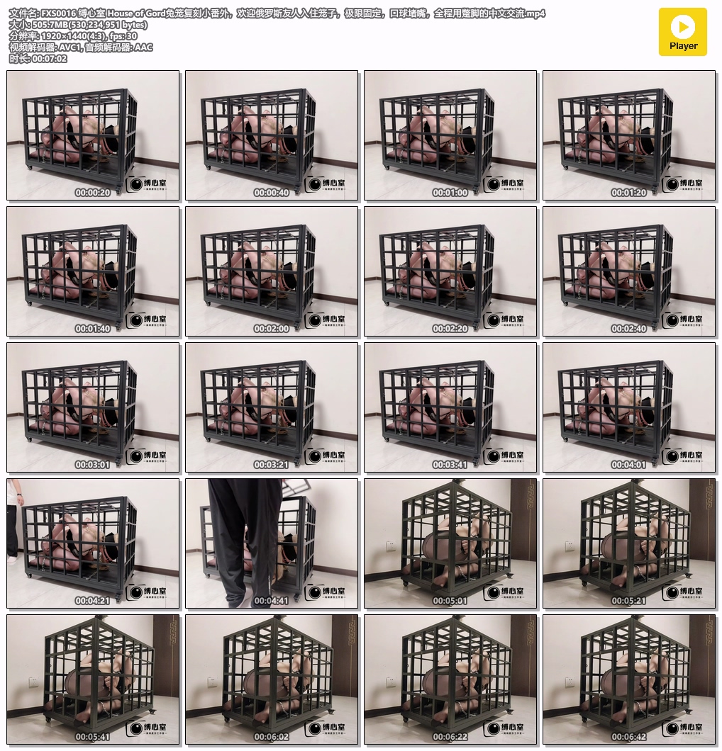 FXS0016 缚心室 House of Gord兔笼复刻小番外，欢迎俄罗斯友人入住笼子，极限固定，口.jpg