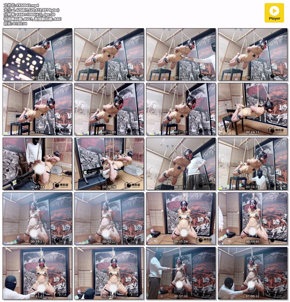 FXS0043【缚心室】大胸小美女的吊缚折磨 第二集 又是两种姿势的吊缚 郊狼直接拉满到10.jpg