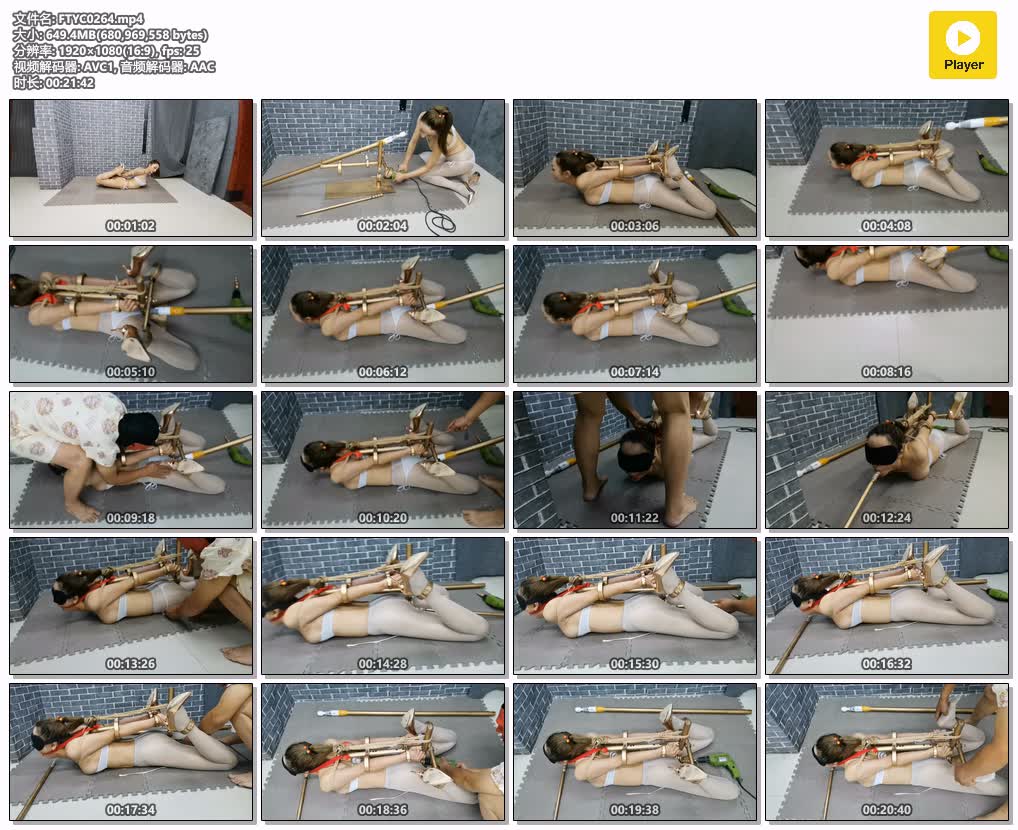 FTYC0264【HD飞天原创】号外！国内名模雅思成了犬奴 从来不怕各种吊绑的她被K9驷马架.jpg