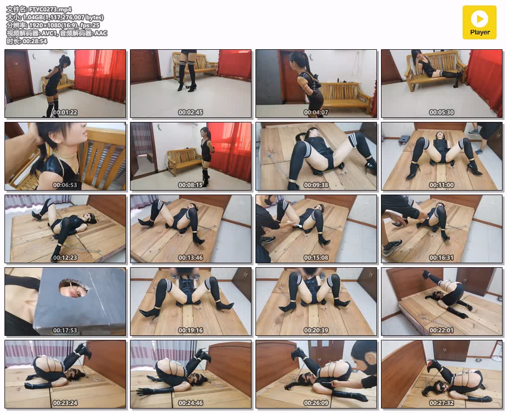 FTYC0273【HD飞天原创】雅儿紧缚捆绑 被强制带上18公斤脚镣行走.jpg