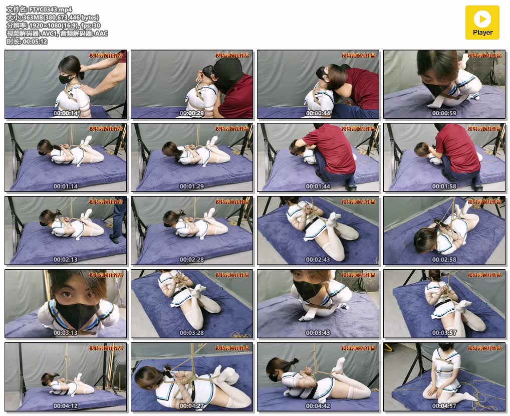 FTYC0343【HD飞天原创】云婉儿是新模特又是新母犬 五花紧缚勒晕后驷马放置 超级享受.jpg