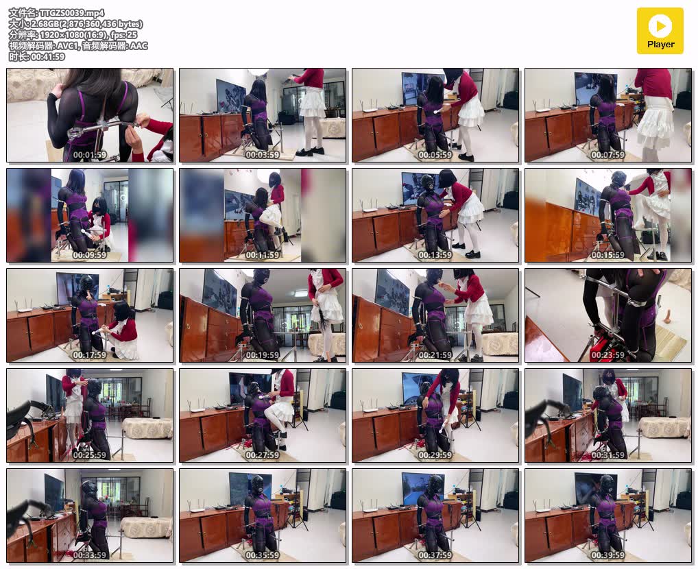 TTGZS0039【糖糖工作室】经典金属拘束 人体家具放置跪缚 身体控制无法逃脱金属地狱 被.jpg