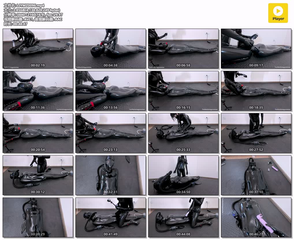 LJYMZ0096【鹿角与猫爪】乳胶伪百合之女王的乳胶人型抱枕 第二集 连口腔都乳胶化的全.jpg