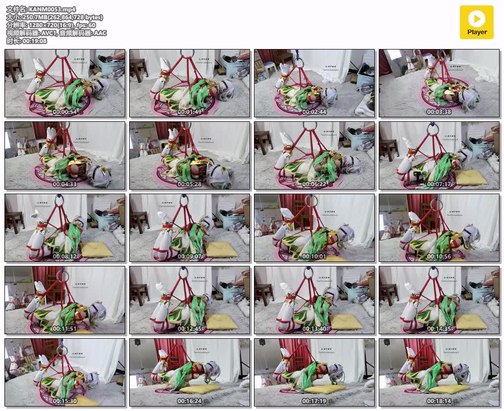 KANM0053【坎喵伪娘】原神cos 草神纳西妲白丝驷马悬吊电击痛苦挣扎.jpg