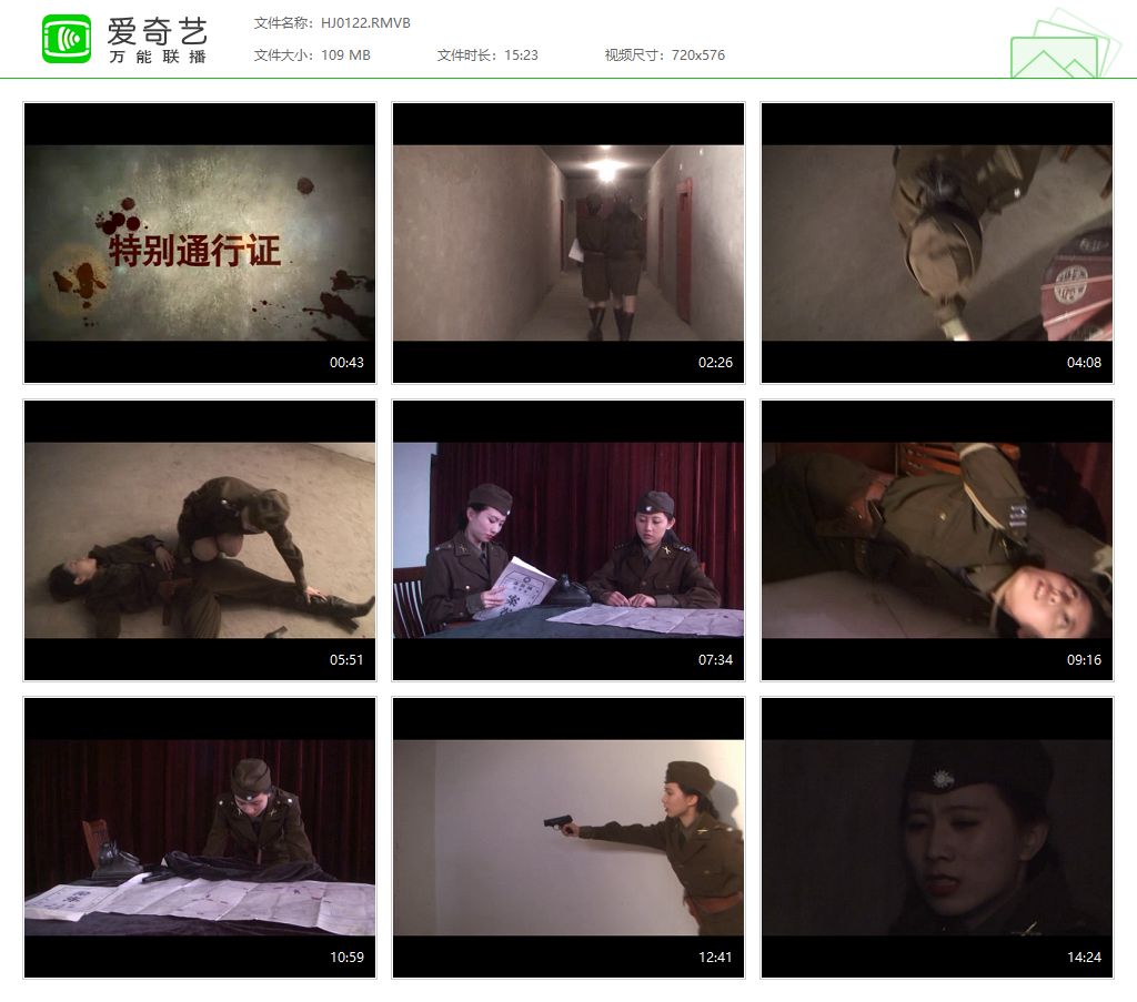 HJ0122【怀旧影苑】喋血派之特别通行证 艺琳 翱翔 飘零.jpg